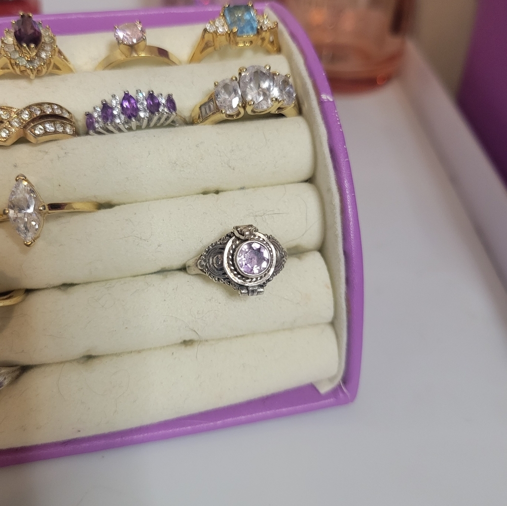 Sterling Silver Poison Ring